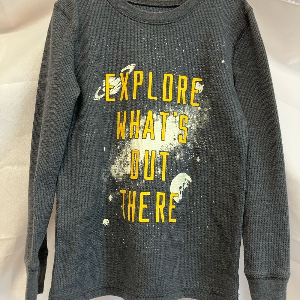 Explore Kids Long Sleeve Tees - Blue, Black, Brown - Picture 7 of 12